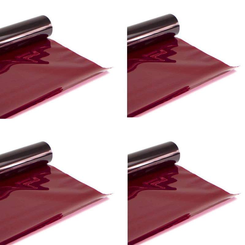 Selens Red Color Correction Gel 16x20 Inches 4 Piece Colored Lighting Filter Sheet for 800W Red Head Light Strobe Flashlight Photo Studio - Image 1
